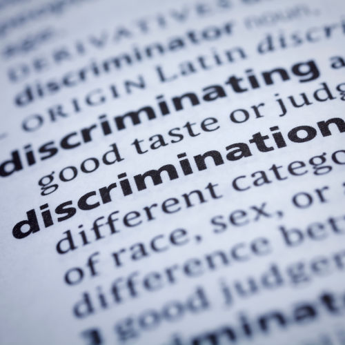Discrimination: Dictionary Close-up
